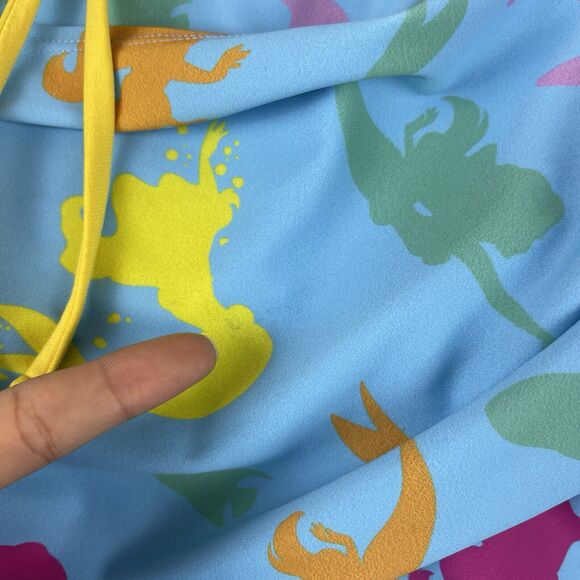 Marshall‎ Columbia Disney Little Mermaid Ariel Bikini Cutout Mini Dress Sz Small - Picture 7 of 16